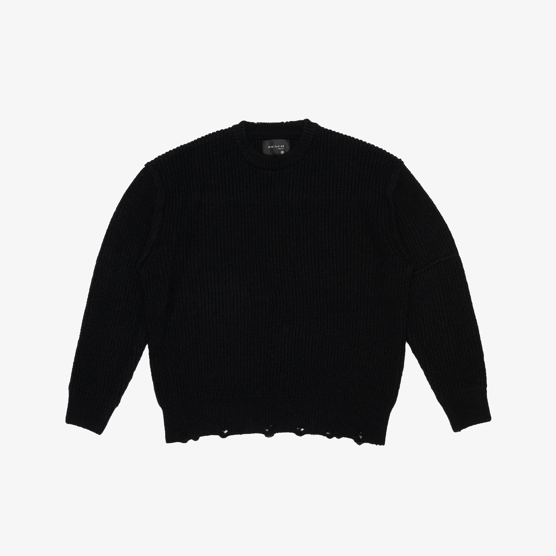 トップス ttt msw 21aw wool pullover knit black Session Knit – CHURCH