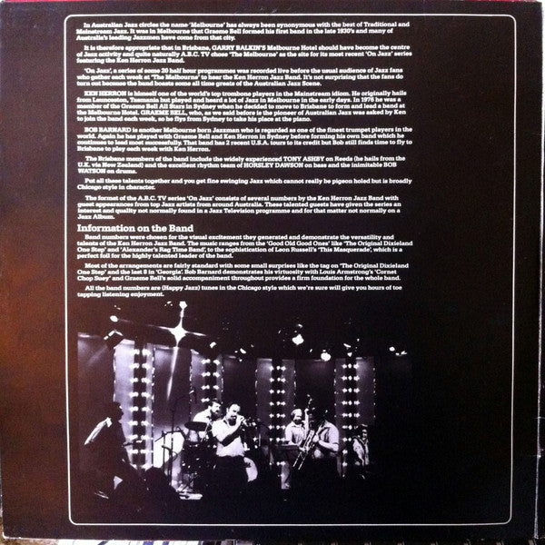 The Ken Herron Jazz Band Featuring Graeme Bell & Bob Barnard : On Jazz (2xLP, Album)
