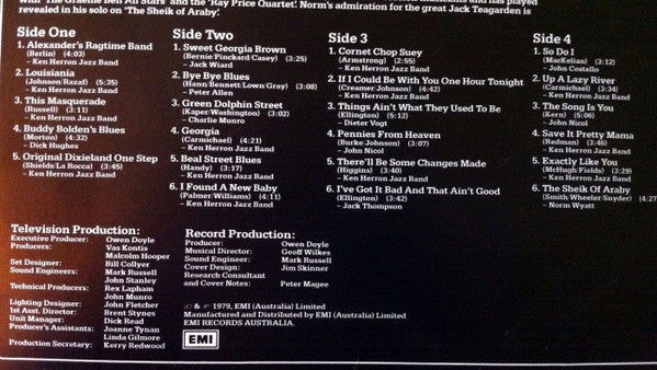 The Ken Herron Jazz Band Featuring Graeme Bell & Bob Barnard : On Jazz (2xLP, Album)