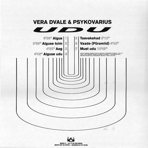 Vera Dvale & Psykovarius : Udu (LP, Album)