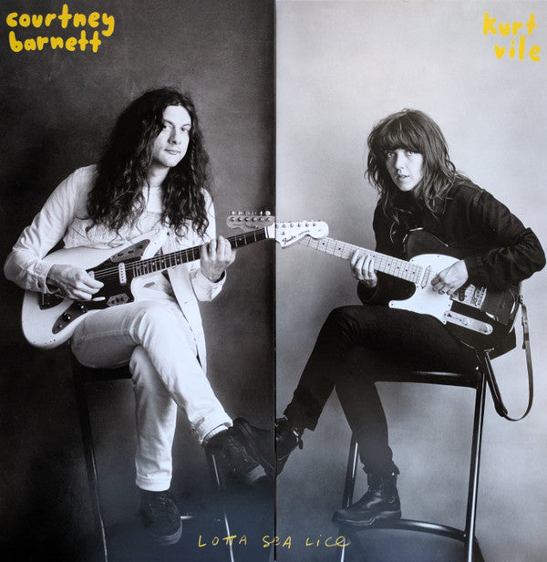 Courtney Barnett And Kurt Vile : Lotta Sea Lice (LP, Album, Ltd, Yel)