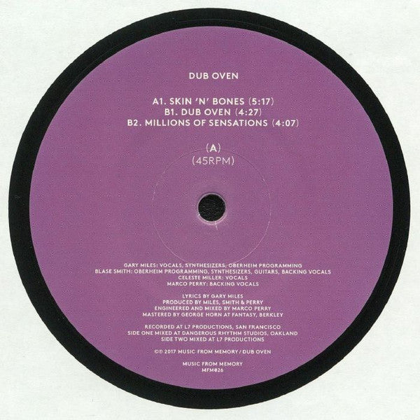 Dub Oven : Skin 'N' Bones (12", Maxi, RE, RM)