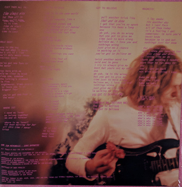 The Jim Mitchells : Love Hypnotic (LP, Album, Ltd, Whi)