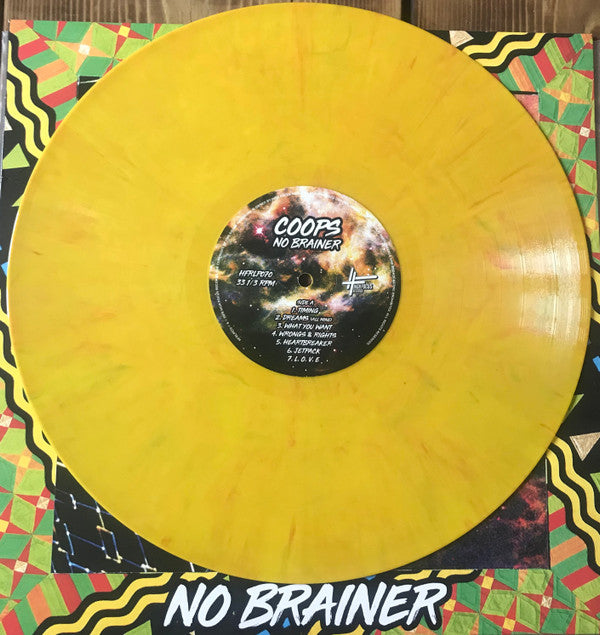 Coops (3) : No Brainer  (LP, Album, Ltd, Yel)