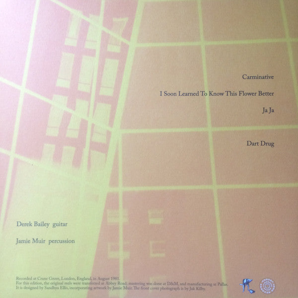 Derek Bailey / Jamie Muir : Dart Drug (LP, Album, RE)