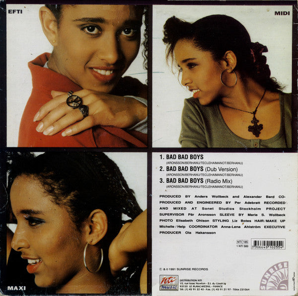 Midi, Maxi & Efti : Bad Bad Boys (12")