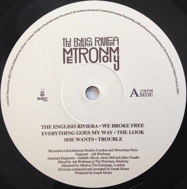 Metronomy : The English Riviera (LP, Album, RE)