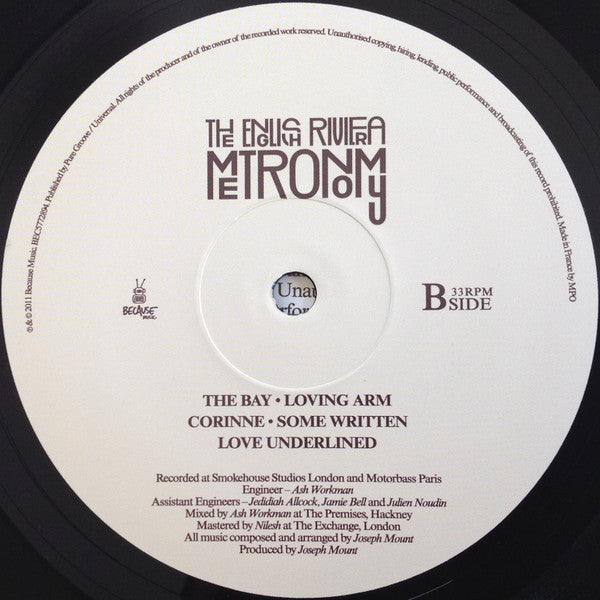 Metronomy : The English Riviera (LP, Album, RE)