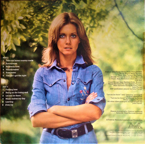 Olivia Newton-John : Let Me Be There (LP, Album, Tan)