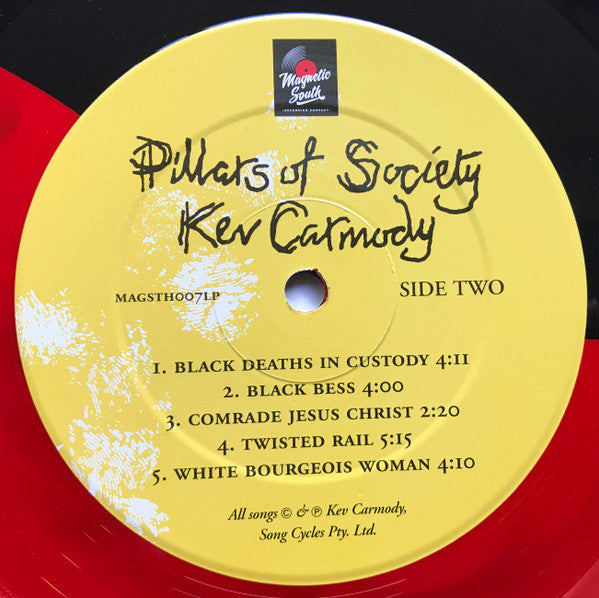 Kev Carmody : Pillars of Society (LP, Album, RE, RM, S/Edition, Col)