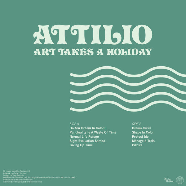 Attilio (9) : Art Takes A Holiday (LP, RE)