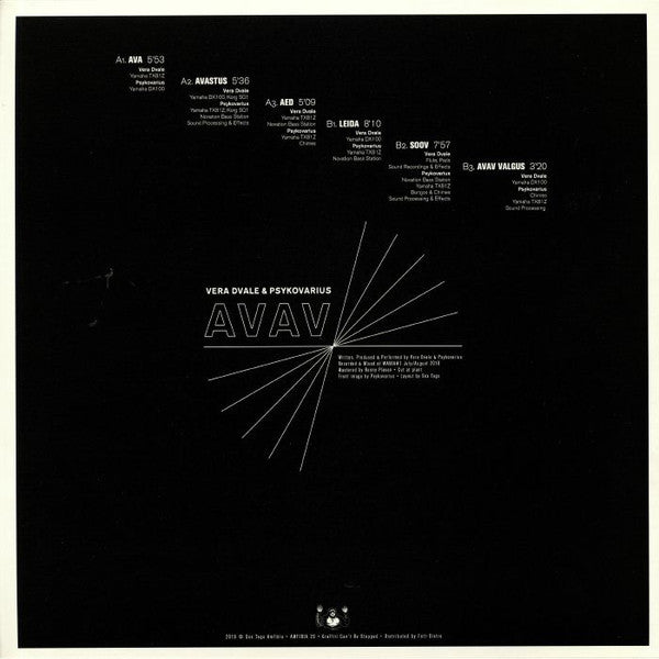 Vera Dvale & Psykovarius : Avav (LP)