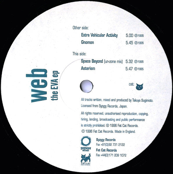 Web (2) : The EVA EP (12", EP)