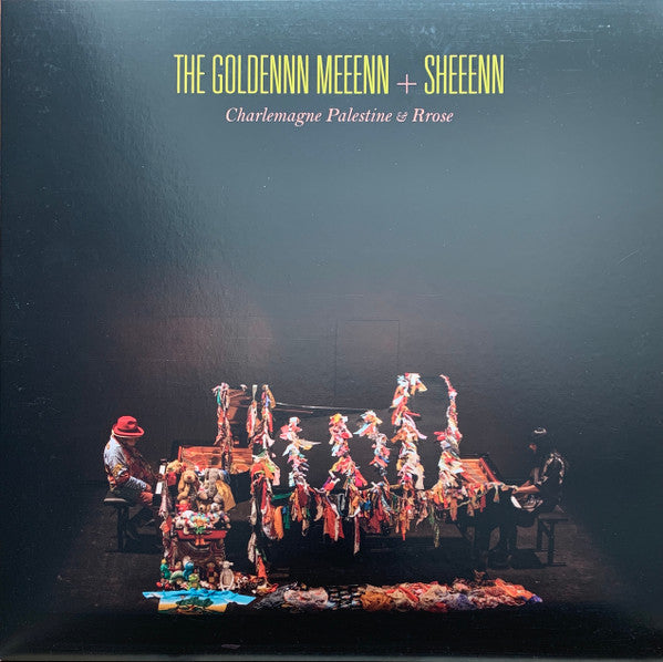 Charlemagne Palestine & Rrose : The Goldennn Meeenn + Sheeenn (LP, Album, Yel)