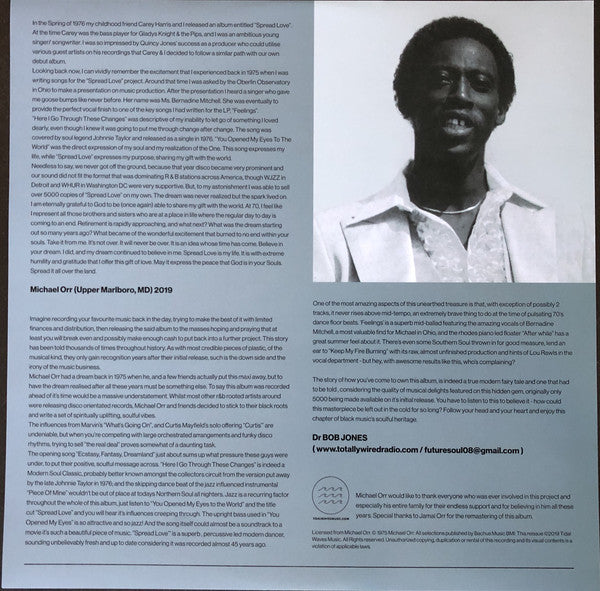 Harris & Orr : Spread Love (LP, Album, Ltd, RE, RM, 180)