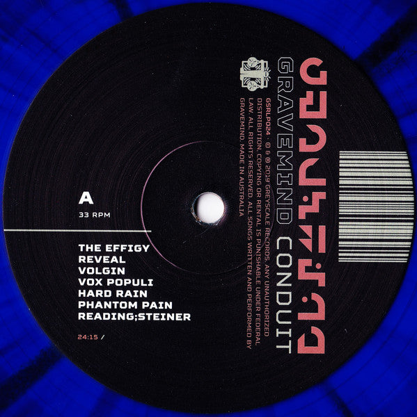 Gravemind (3) : Conduit (LP, Album, Ltd, Blu)