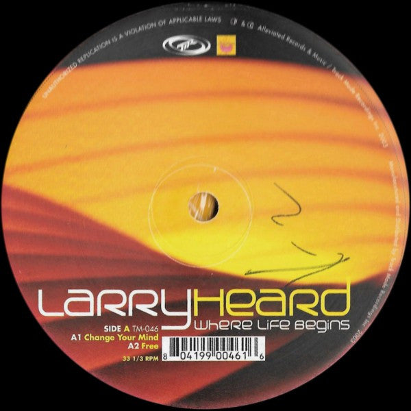 Larry Heard : Where Life Begins (2x12", Album)