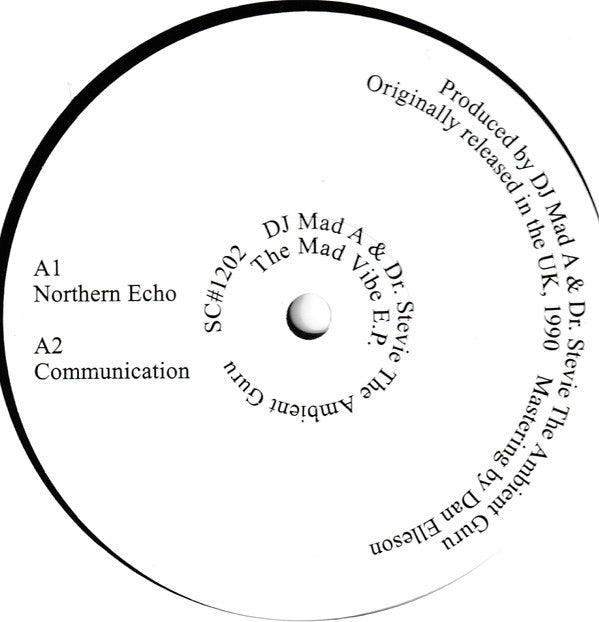 DJ Mad A & Steve Hewitt (3) : The Mad Vibe E.P. (12", RE)