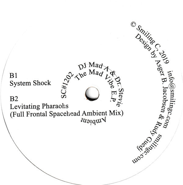 DJ Mad A & Steve Hewitt (3) : The Mad Vibe E.P. (12", RE)