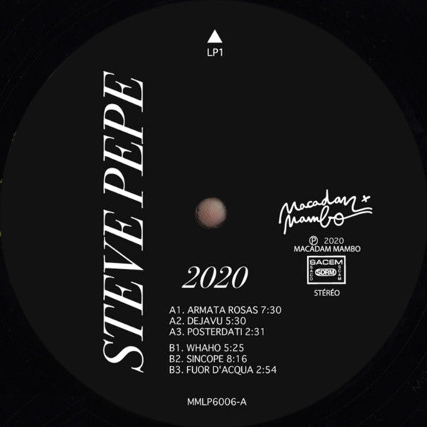 Steve Pepe : 2020 (2xLP, Album)
