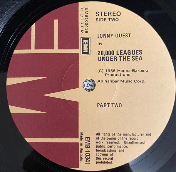 Jonny Quest : Jonny Quest In 20,000 Leagues Under The Sea (LP, RE)