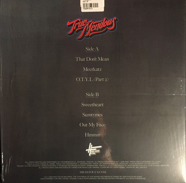 TrueMendous : Huh? (12", EP)