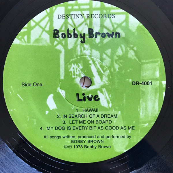 Bobby Brown (4) : Live (LP, Album, RE)