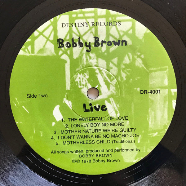 Bobby Brown (4) : Live (LP, Album, RE)