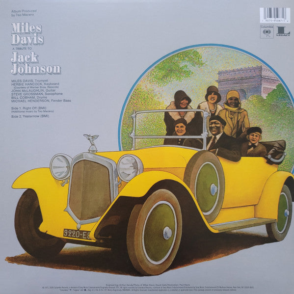 Miles Davis : A Tribute To Jack Johnson (LP, Album, RE, 180)