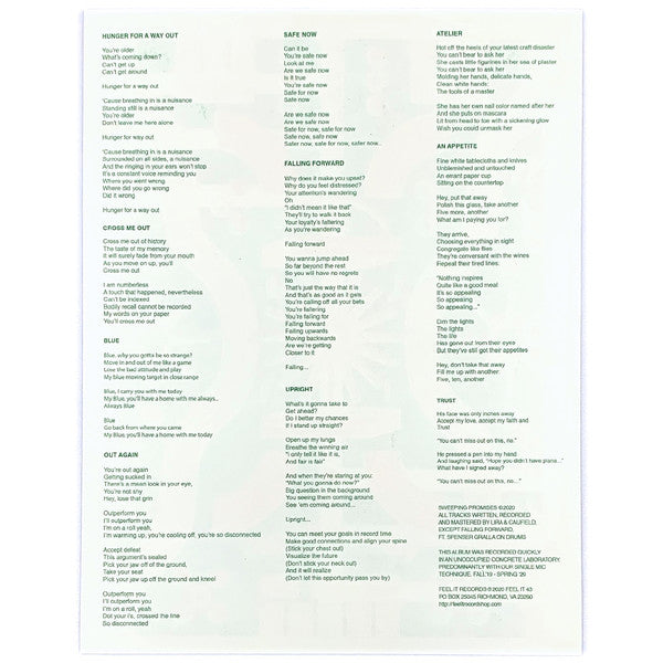 Sweeping Promises : Hunger For A Way Out (LP, Album)