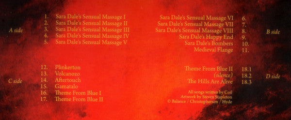 Coil : Sara Dale's Sensual Massage (2xLP, Album, Ltd)