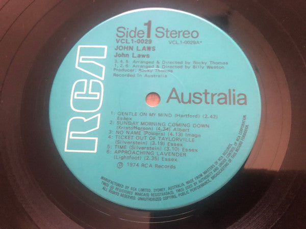 John Laws (3) : John Laws (LP, Album, Comp)