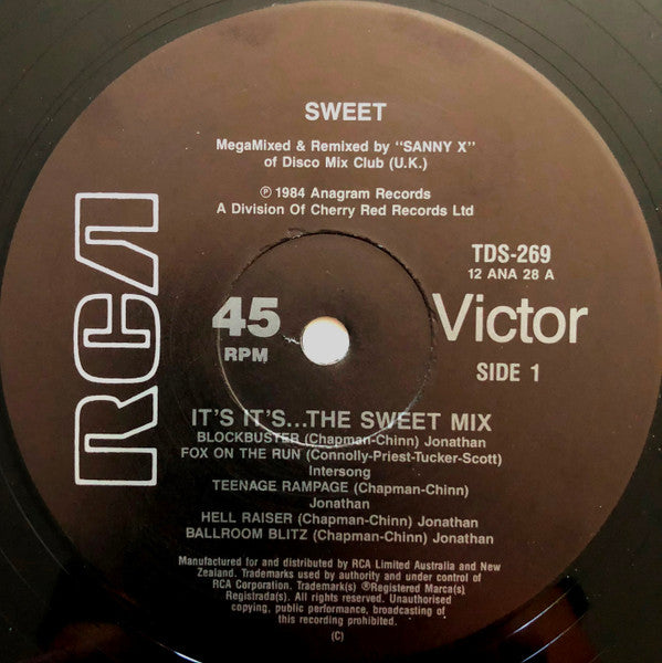 The Sweet : It's It's... The Sweet Mix (12")