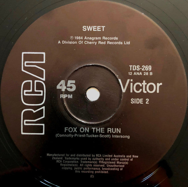 The Sweet : It's It's... The Sweet Mix (12")