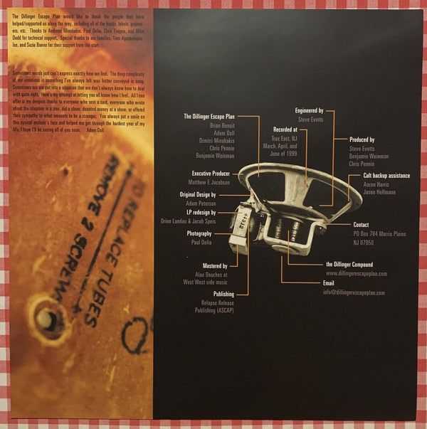 The Dillinger Escape Plan : Calculating Infinity (LP, Album, RE, RP, Ora)