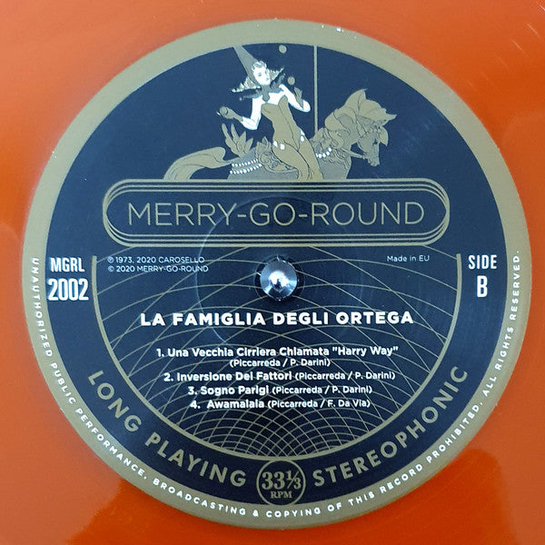 La Famiglia Degli Ortega : La Famiglia Degli Ortega (LP, Album, RE, RM, 180)