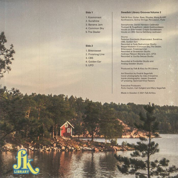 Falk & Klou : Swedish Library Grooves Vol. 2 (LP)