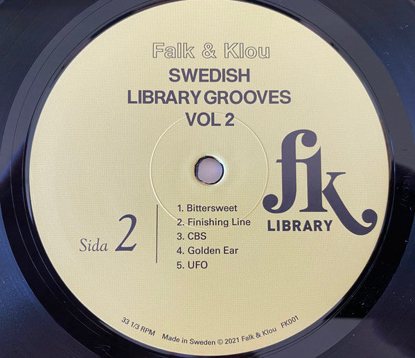 Falk & Klou : Swedish Library Grooves Vol. 2 (LP)