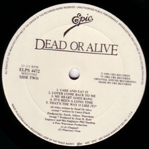Dead Or Alive : Youthquake (LP, Album, Gat)