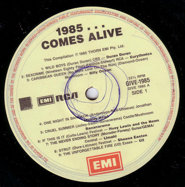 Various : 1985...Comes Alive (LP, Comp)