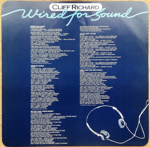 Cliff Richard : Wired For Sound (LP, Album)