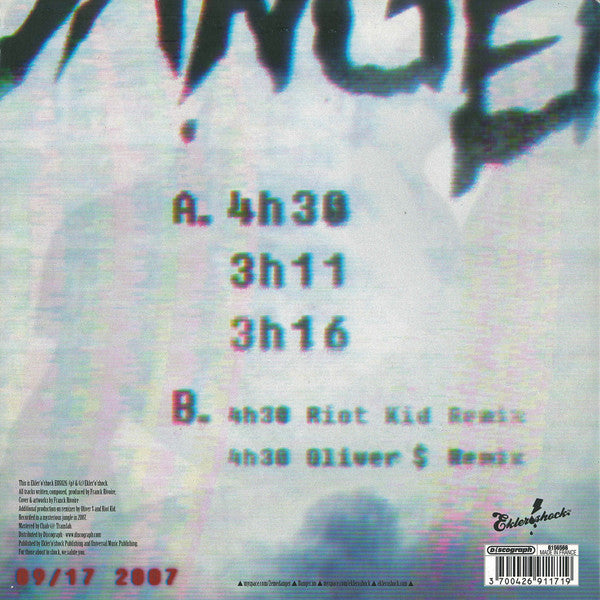 Danger (7) : 09/17 2007 (12", Ltd)