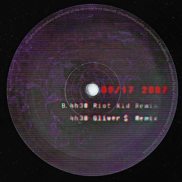 Danger (7) : 09/17 2007 (12", Ltd)