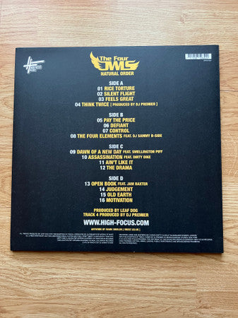 The Four Owls : Natural Order (2xLP, Ltd, RP, Whi)