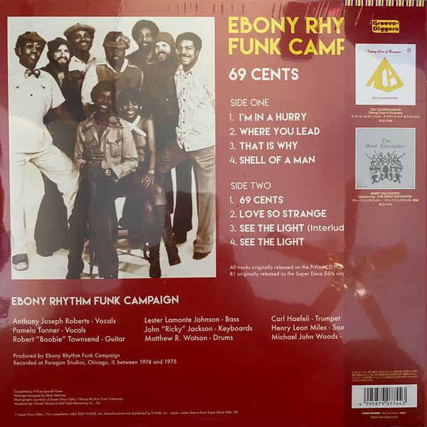 Ebony Rhythm Funk Campaign : 69 Cents (LP)