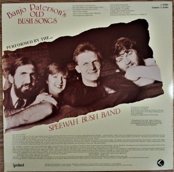 Speewah : Banjo Paterson's Old Bush Songs (LP, Album)