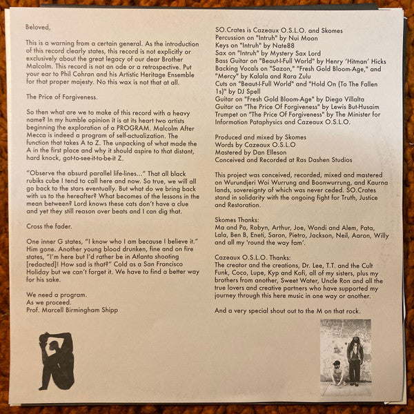 So.Crates : Malcolm After Mecca (2xLP, Album)