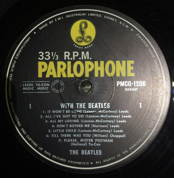 The Beatles : With The Beatles (LP, Album, Mono, RP)