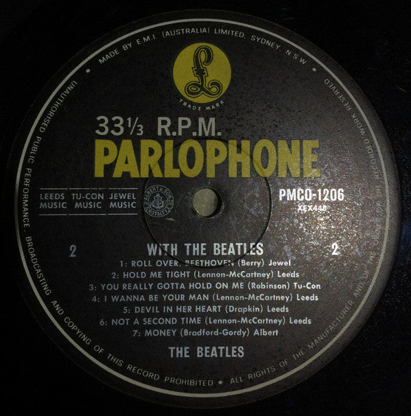 The Beatles : With The Beatles (LP, Album, Mono, RP)