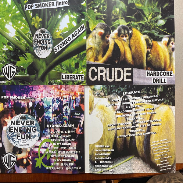 Crude (3) : Hardcore Drill (Lathe, LP, S/Sided, Ltd, Num, RE, RM, Cle)